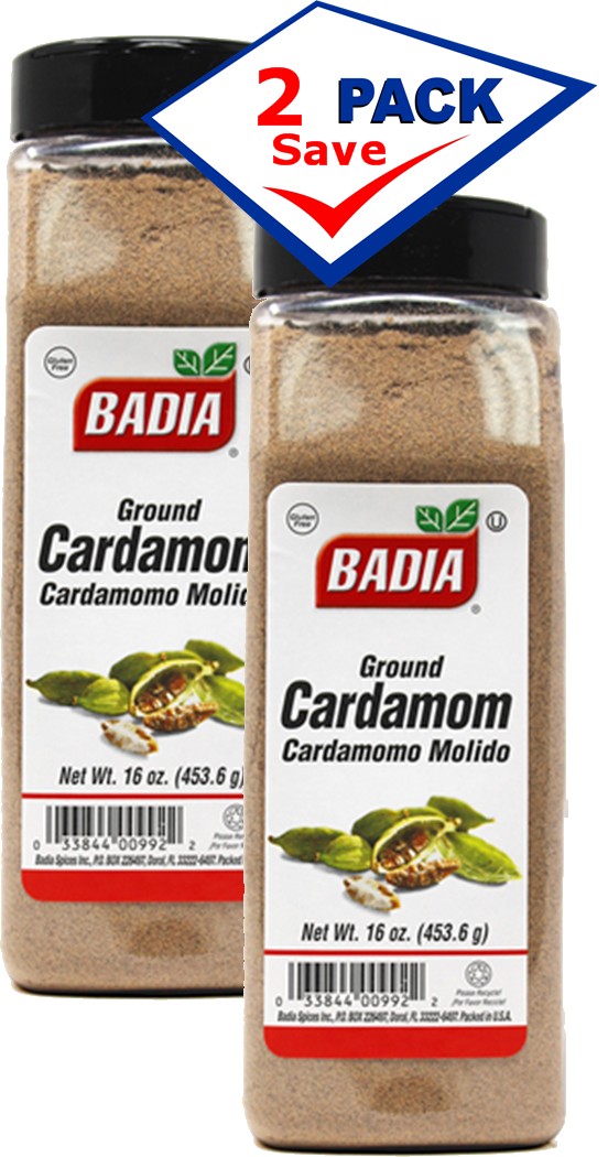 Badia Cardamom Ground 16 oz Pack of 2